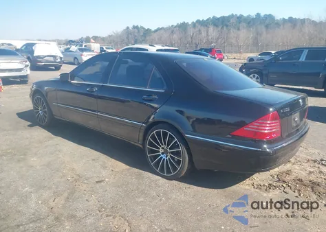 2004 Mercedes-Benz S 500 из США, поврежденный, VIN WDBNG75J14A387619